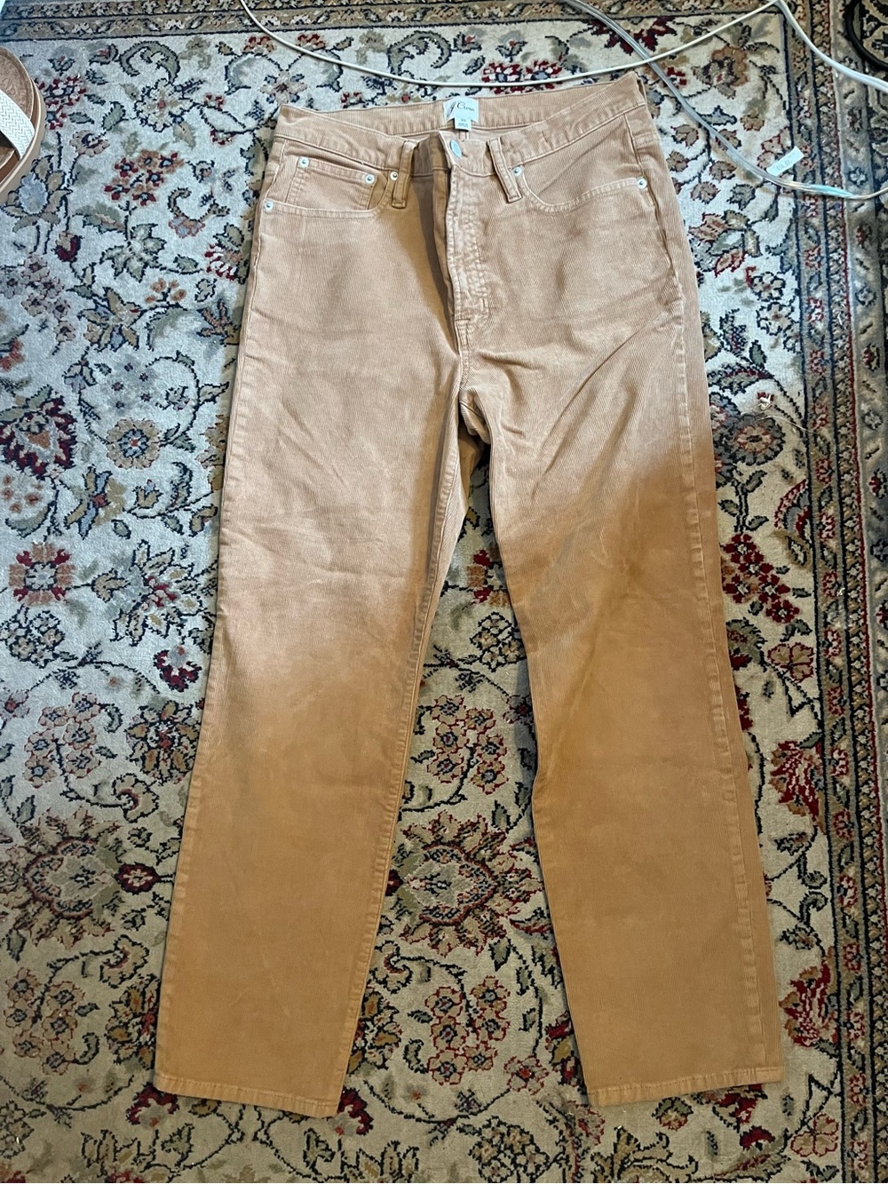 J. Crew women’s Vintage  Slim Straight Jeans in Tan